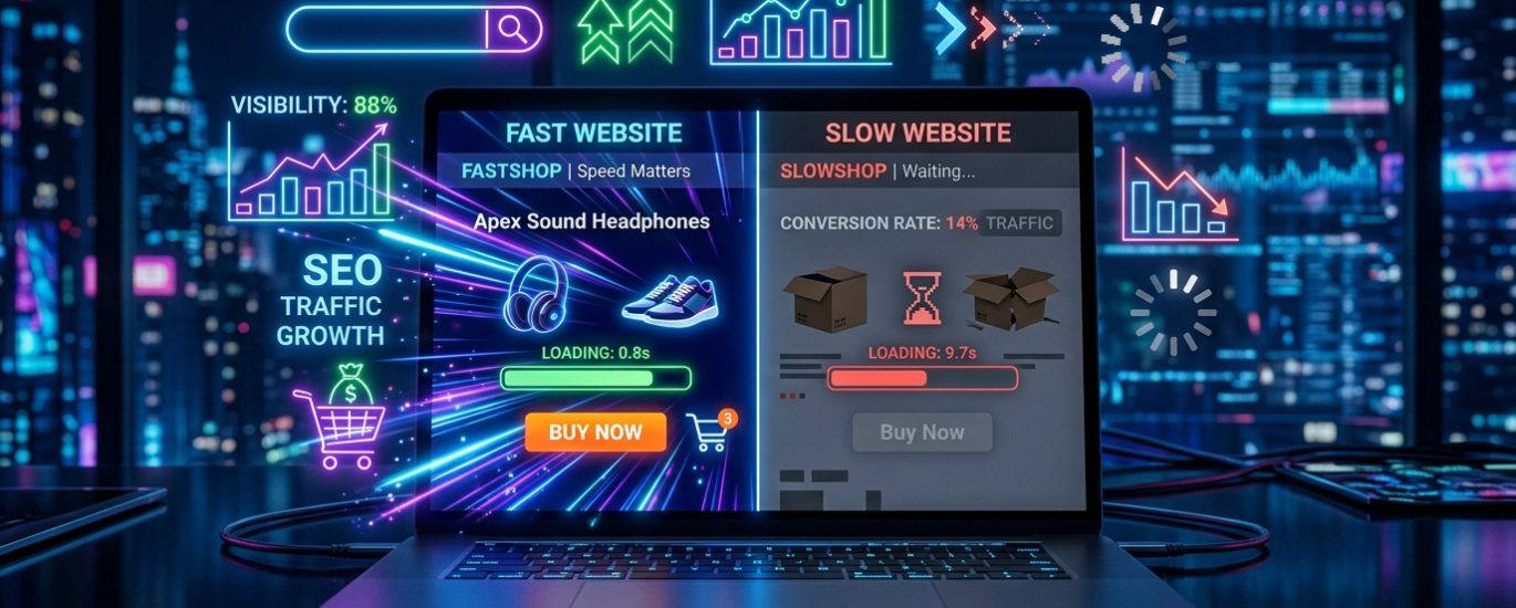 website speed, SEO optimization, fast website benefits, page speed SEO, website performance, improve conversions, technical SEO, core web vitals, user experience, mobile optimization, website loading time, digital marketing tips, website optimization, speed optimization, search engine ranking